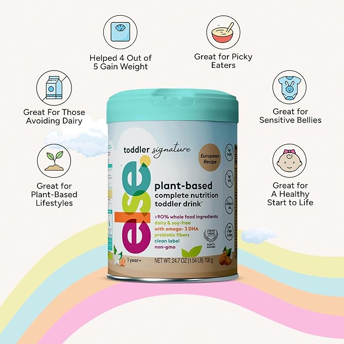Else Nutrition Signature Toddler Formula – Made in Europe, Premium Toddler Formula 12-36 months, Plant-Based, Dairy-Free, Lactose-Free Baby Formula, European Recipe | (Pack of 6)