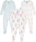 HUGGIES unisex-baby 3-pack Footed Coverall Pajamas