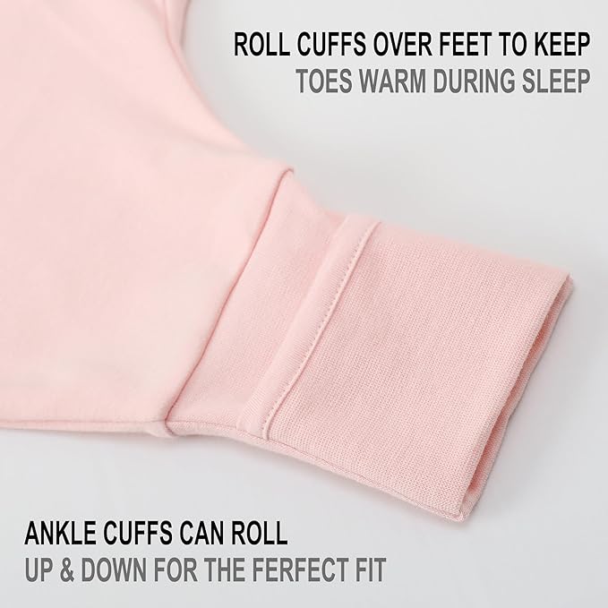 Mama Cheetah Toddler Sleep Sack with Feet 3T-4T, 0.5 TOG Organic Cotton Baby Wearable Blankets with Legs, Baby Sleeping Bag for Walkers, Early Walker Large