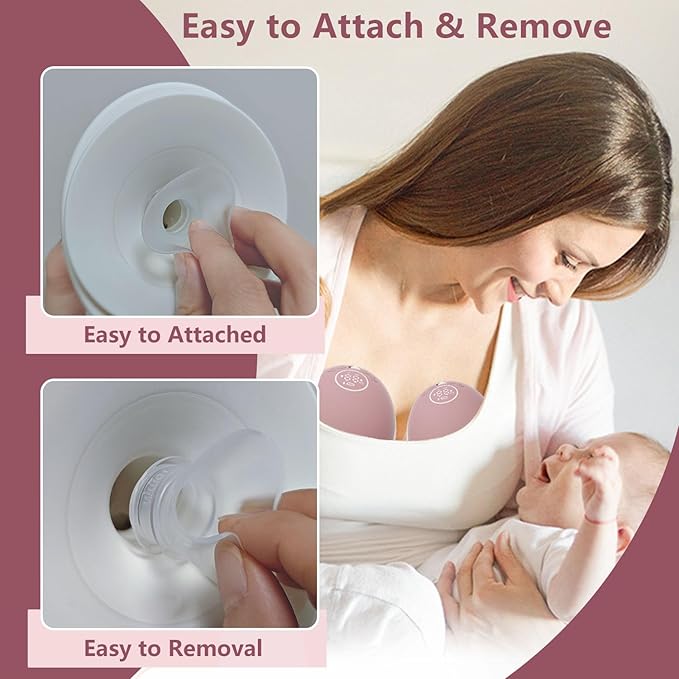 4pcs Flange Inserts 14mm Compatible with Momcozy M9/M6/M5/V1 Pro/V2 Pro/S12 Pro/S9 Pro Wearable Breast Pump, for Momcozy Breast Pump Replacement Parts, Reduce 24mm Nipple Tunnel Down to 14mm