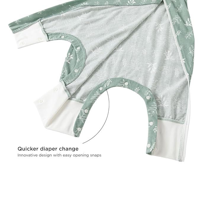 Duomiaomiao 0.5 TOG Toddler Sleep Sack 6-12 Months 100% Cotton Lightweight Baby Sleep Sack with Feet, Breathable Comfy Toddler Wearable Blanket