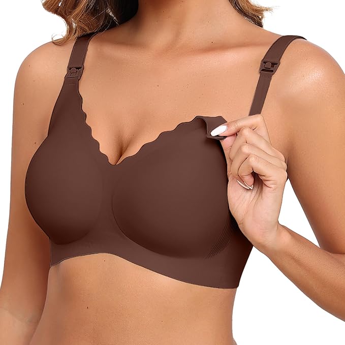 Nursing Bras for Breastfeeding Seamless Supportive Maternity Bras Women Comfort Pregnancy Sleep Bralette