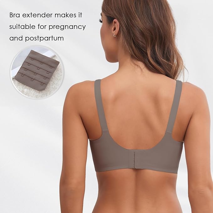 As Fairy Seamless Nursing Bras for Breastfeeding Soft Wireless Sleep Maternity Bralette Regular and Plus Size