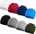 DRESHOW BQUBO 8 Pack Unisex Baby Beanie Hat Infant Toddler Kid Hats Baby Soft Cute Knit Cap Nursery Beanie