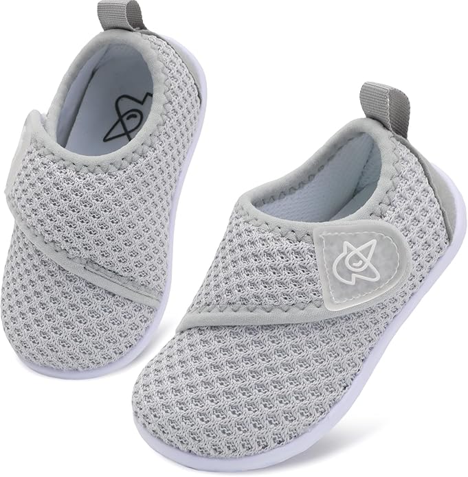 LeIsfIt Baby Shoes Boys Girls First Walking Shoes Non-Slip Infant Sneakers Lightweight Slip-on Crib Sneakers for First Walkers