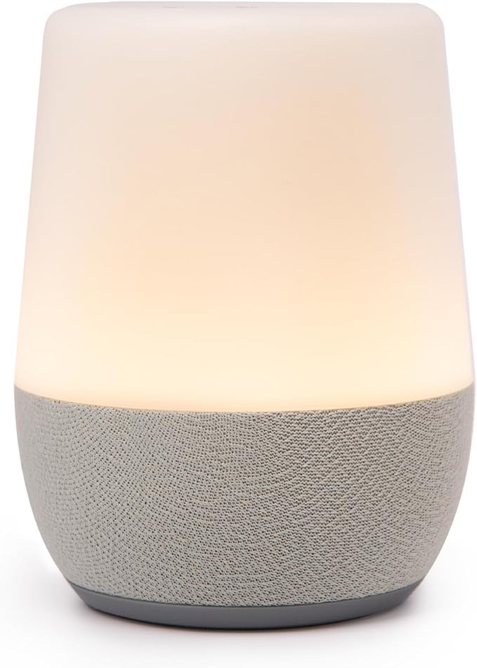 Yogasleep Duet White Noise Sound Machine & Night Light, 30 Natural Sounds,Bluetooth-Wireless Speaker for Travel,Office Privacy,Concentration,Sleep Aid for Adults & Baby, Registry & Nursery Gift,White
