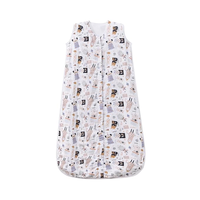 TADO MUSLIN Toddler Sleep Sack 1-2T, 0.5 TOG Lightweight Wearable Blanket, 100% Organic Cotton Muslin, Sleeveless, 2-Way YKK Zipper, OEKO-TEX Certified, 12-24 Months Sleeping Bag