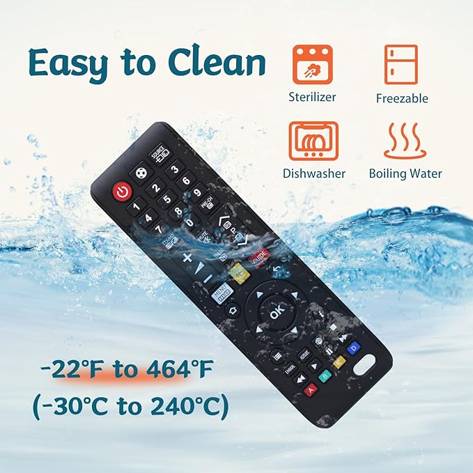 Baby Teething Toys, Food Grade Silicone Teether Toys,Chew Toys for Babies 3-24 Months, Upgraded TV Remote Control Shape Teething Relief for Infants