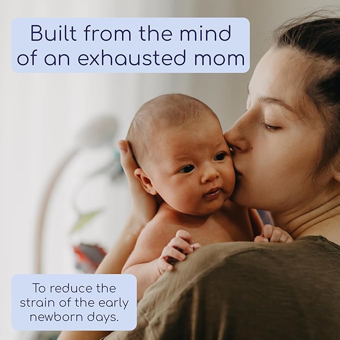 Talli Daily One-Touch Baby Tracker - Baby Monitor to Log Feedings, Diapers, Sleep & More - Electronic Journal Links to Mobile App for Real-Time Baby Monitoring & Tracking - Alexa Compatible