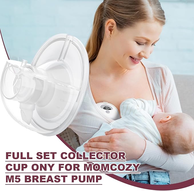 6Pcs Diaphragm Compatible with Momcozy M5 Breast Pump, Replacement Parts, Replacement Pump Parts Accessories Compatible for M5 Momcozy