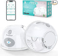Hands Free Breast Pump, Momspeace Breast Pumps with App & Timer, Wearable Breast Milk Pump Hand Free, Wireless Portable Electric Breast Pump with 2 Modes & 12 Levels - 24mm, 2 Pack