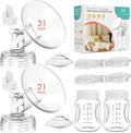 Breast Pump Replacement Parts Compatible with Spectra S1/S2/9 Plus, Not Original Accessories, Full Set Include 21mm Flanges, Valves, Tubings and Bottles，Backflow Protectors and Duckbills