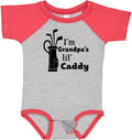inktastic I'm Grandpa's Lil' Caddy- Golf for Kids Baby Bodysuit