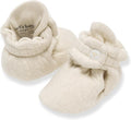 Burt's Bees Baby Unisex Booties Organic Cotton Newborn Essentials Shoes for Infants