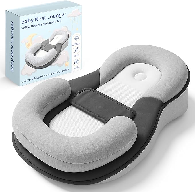 Inclined Baby Cushion – Soft & Supportive Pillow for Feeding and Playtime – Compact, Lightweight and Breathable Design