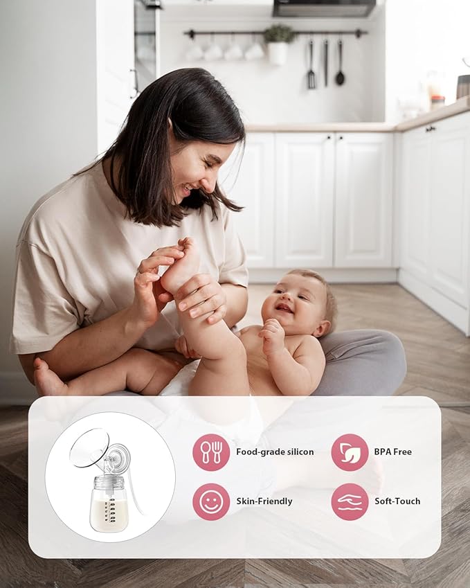 Electric Breast Pump Parts Compatible with Spectra S1/S2/9 Plus, 2Pcs Duckbill Valves and 2Pcs 20mm Flange (Not Original Spectra Accessories)