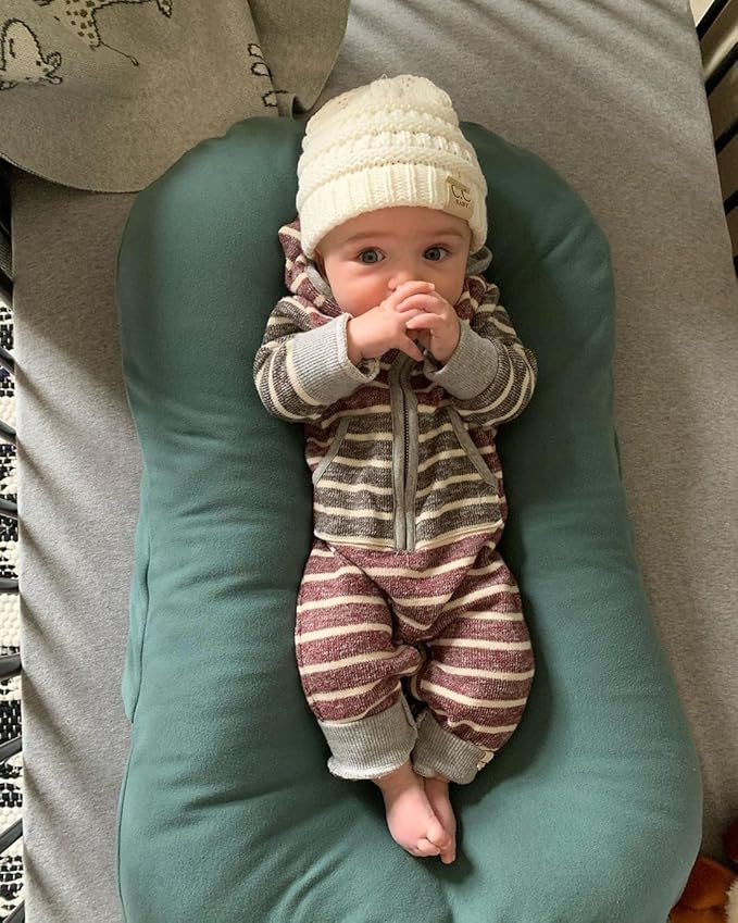 Funky Junque Baby Winter Hat – Cute Newborn Hats, Cozy Warm Infant Beanie, Soft Knit Stocking Stuffer for Babies 0–12 Months