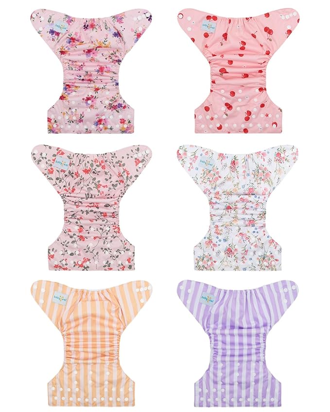 Babygoal Cloth Diaper Covers 6 Pack