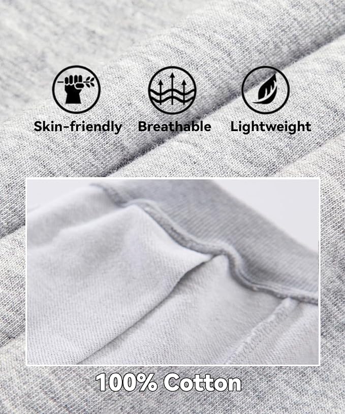 GFQLONG 2/3 Pack Toddler Pants Sweatpants Boys Cotton Joggers, Athletic Pull on Sweat Pants with Pockets for Kids Clothes