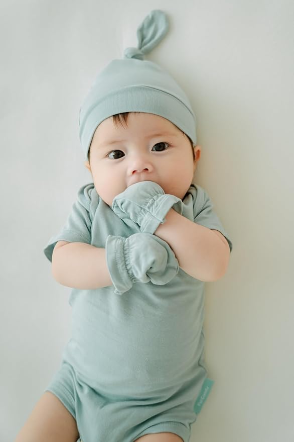 PurComfy SuperSoft Baby Mittens, Bamboo Viscose Infant Newborn Mittens for Girls Boys No Scratch Gloves 6 Pack