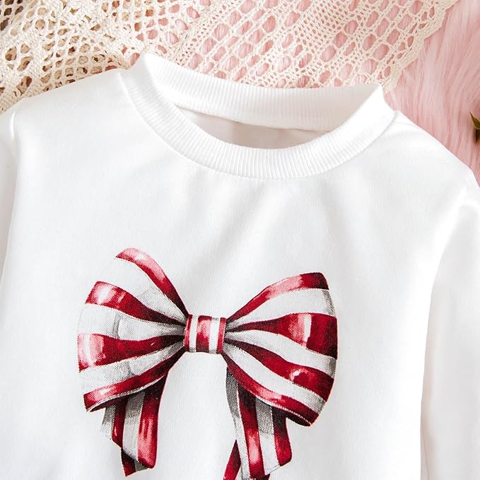 Baby Girl Clothes Long Sleeve Fall Outfits Toddler Sweatsuit Striped Flare Pants