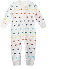 Owlivia Organic Cotton Baby Boy Girl Zip up Sleep 'N Play Pjs, Footless, Long Sleeve