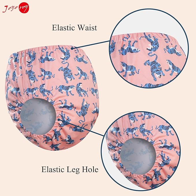 Joyo roy Plastic Diaper Covers Toddler Plastic Underwear for Potty Training Cloth Diaper Covers for Girls Rubber Pants for Toddlers Rubber Training Pants for Toddlers 4t Waterproof Underwear