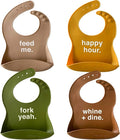 Denver James Silicone Feeding Bibs | Dishwasher Safe. Waterproof. Adjustable.