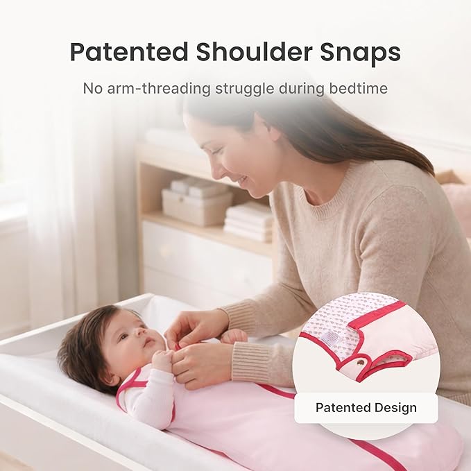 Baby Deedee Sleep Nest Original - Baby Sleep Sack 2.5 TOG 18-36 Months, Winter Sleeping Bag with Soft Cotton & Patented Shoulder Snaps, Wearable Blanket for Boy Girl Infant Toddler, Peacock