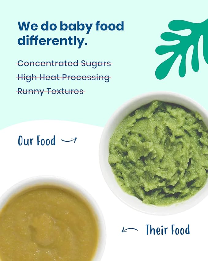 Amara Organic Baby Food - Stage 2 - Sweet Potato Raspberry - Baby Cereal to Mix With Breastmilk, Water - Baby Food Pouches Made from Organic Fruit and Veggies - 10 Pouches, 3.5oz Per Serving