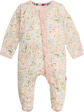 Magnetic Me Girls Modal Magnetic Baby Footie Pajamas | Silky Soft Modal Fabric | Baby Sleepers Available Sizes PRE - 24M