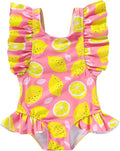Newborn Baby Girl Ruffle Swimsuit Infant Toddler One Piece Floral Bikini Beach Bathing Swimwear Set