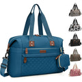Pritent Diaper Bag Tote - Diaper Baby Bags with Pacifier Case, Shoulder Straps, Stroller Clips, Waterproof Large Mommy Maternity Travel Baby Bag for Mom and Dad, Blue, Medium