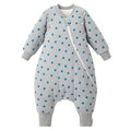 Duomiaomiao 3.5 TOG Toddler Sleep Sack 2-3T 100% Cotton Winter Side Open Zipper Baby Sleep Sack with Feet, Warm Toddler Wearable Blanket