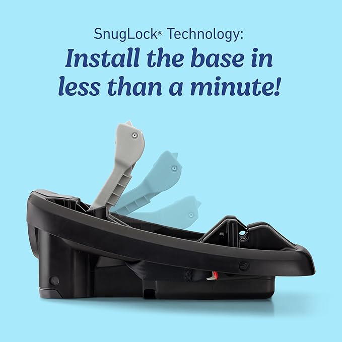 Graco Gomax Infant Car Seat, Ace, Lightweight, Reclining Rear Facing Car Seat Installs with or Without a Base