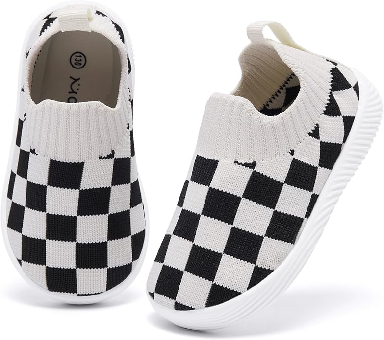 MORENDL Baby Toddler Walking Socks Non-Slip Breathable Unisex Casual Sneakers