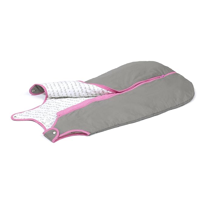 Baby Deedee Sleep Nest Original - Baby Sleep Sack 2.5 TOG 18-36 Months, Winter Sleeping Bag with Soft Cotton & Patented Shoulder Snaps, Wearable Blanket for Boy Girl Infant Toddler, Slate Hot Pink