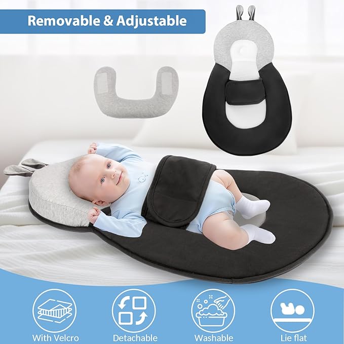 Baby Lounger,Dual-Function Removable Machine-Washable Pad, Lightweight & Portable