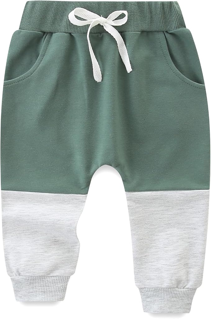 Baby Boy Outfits Short Long Sleeve Pants Clothes Set Spring Summer Hooded Patchwork Sweatshirt
