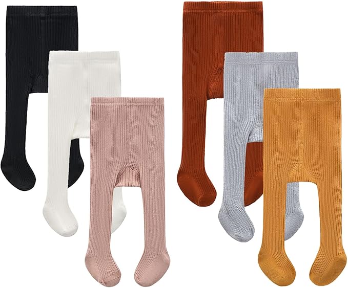 CECORC Baby Girls Tights Toddler Cable Knit Leggings Thick Cotton Infant Stockings Pantyhose 1-10T