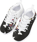 MARSVOVO First Shoes for Walking Boy Girl Athletic Lightweight Flexible Lace-up Breathable Running Shoes Casual Classic Comfortable Non Slip Play Sport Learning to Walk Toddler Girl Sneakers