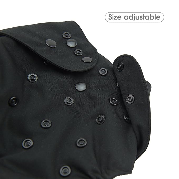 Babygoal Cloth Diaper Cover for Girls,Baby Adjustable Reusable Covers for Fitted Diapers and Prefolds, 6pcs Baby Clothes Covers+One Wet Bag 6DCF04