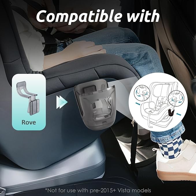 Stroller Cup Holder Fits for UPPAbaby Vista/Vista V2/Vista V3/Cruz/Cruz V2/Cruz V3/Minu/Minu V2/Minu V3/Minu Duo, Holds Different Drink Sizes, One-Hand Quick Install/Remove, Folds with Stroller