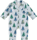 Balaflyie Baby Girl Button Down Pajamas Romper One-Piece Jumpsuit Long Sleeve Sleeper Infant Sleepwear