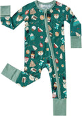 pureborn Baby Infant Boys Girls Sleeper Snug Fit Viscose from Bamboo Pajamas 0-24 Months