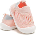 Baby Walking Shoes Toddler Girl Boy Soft Sole Breathable Cotton Canvas Shoes Infant Lightweight Non-Slip Safer Slip-on First Walkers Shoes Casual Tennis Wide Sneakers Rubber Soles Running Outdoor