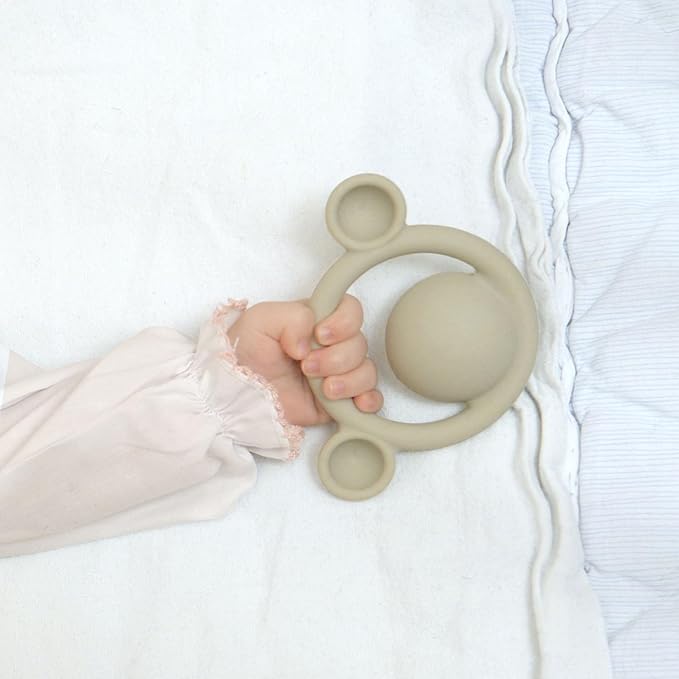 Nogi Innovative Gripping and Biting Toy, Educational Toy, Baby Toy from 0+ Months, Beige