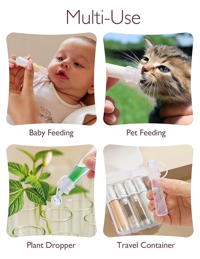 Momcozy Colostrum Collector Reusable Breast Milk Collector with Storage Case and Cotton Wipe, Portable Colostrum Container BPA Free, Multi-Use Collector 5ml-12pcs