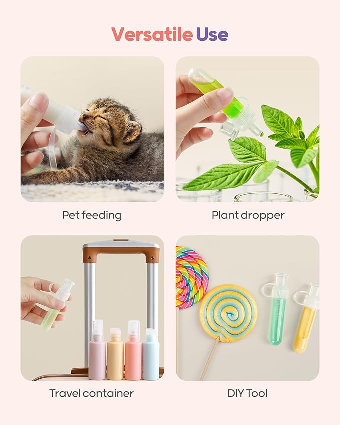Nuliie Colostrum Collector Kit 7ml/8pcs, Leakproof, Reusable Breast Milk Collector, Heat & Freezer Resistant, BPA-Free, With Cotton Cloth Wipe, Storage Case, Cleaning Brush - Ready-to-Use for Newborns