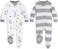 Burt’s Bees Baby Boys' One-Piece Sleep and Play 100% Organic Cotton PJs